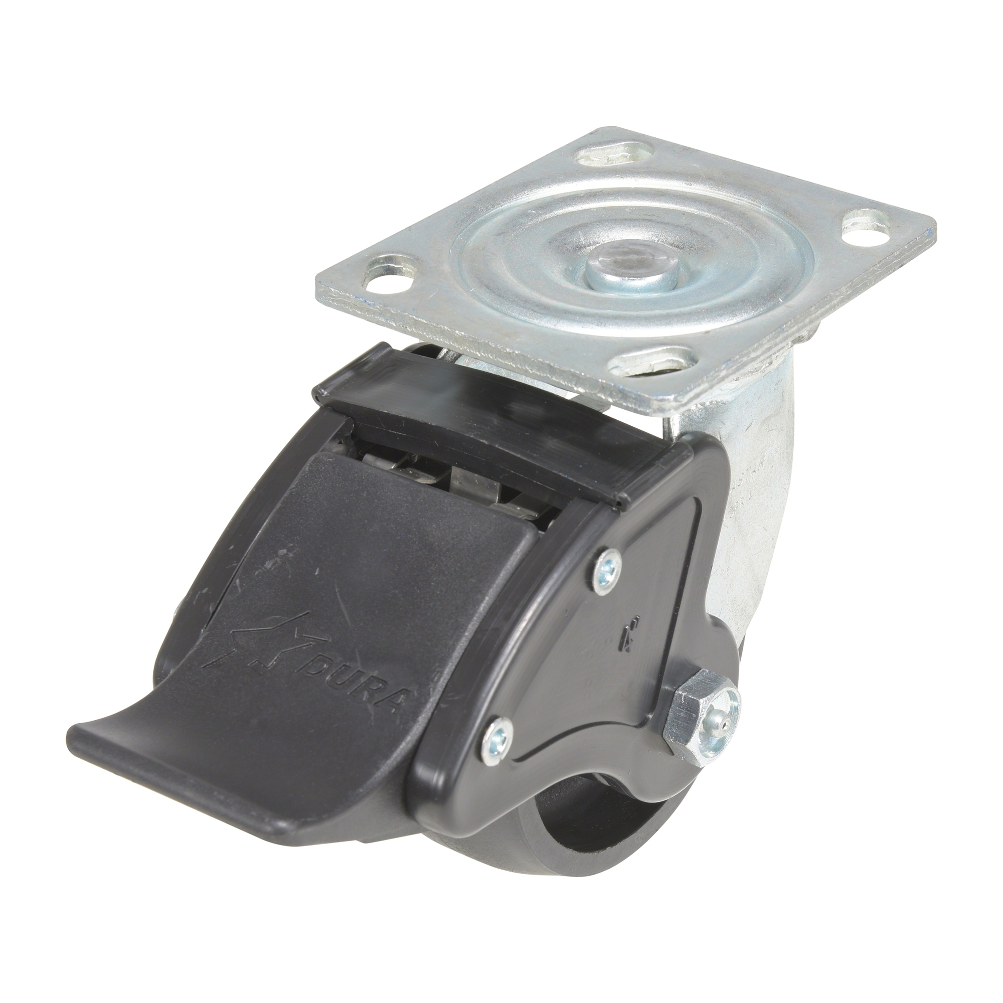 Vestil Glass Filled Nylon Swivel With Total Brake Caster 4 In. Diameter x 2 In. Width 800 Lb. Capacity Black
